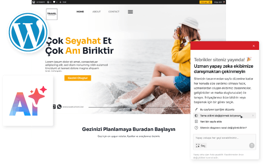 Yapay Zeka WordPress Site Oluşturucu